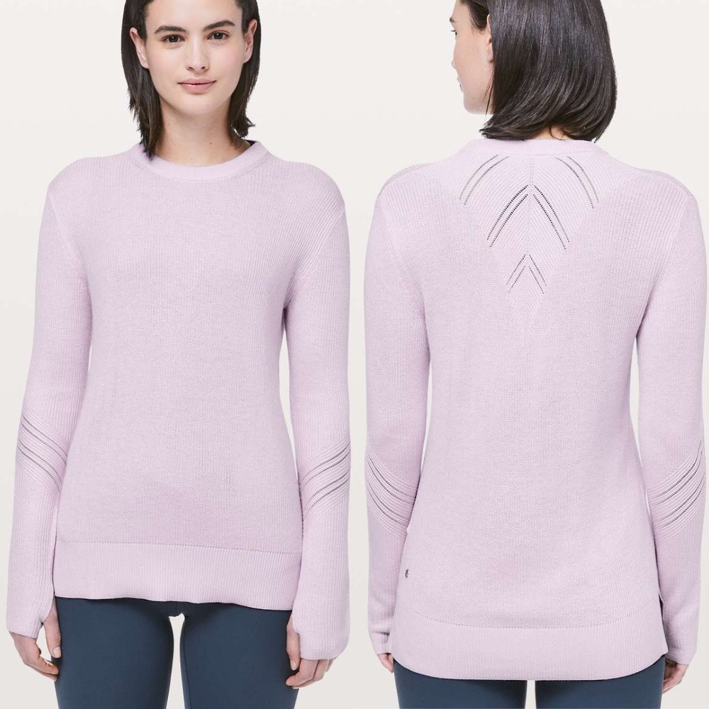 Lululemon Time To Restore Sweater Sheer Lilac‎